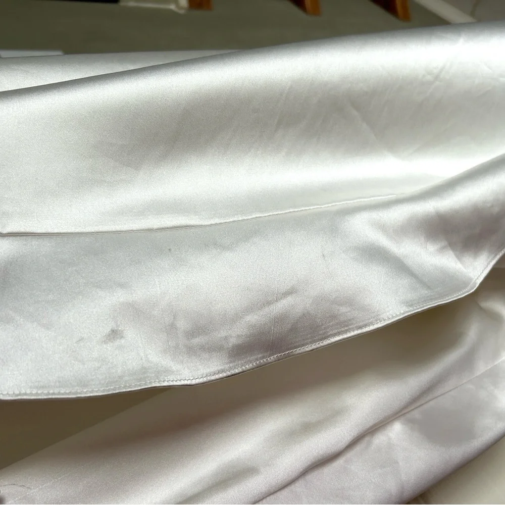 DRESS FORUM kelsey asymmetrical ruffle hem maxi dress in white 4 - Picture 12 of 12